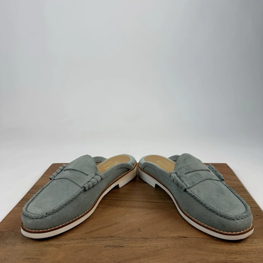 New Mens GH Bass & Co Larson Suede Weejuns Penny Loafers Slides Shoes Sz 8 D‎